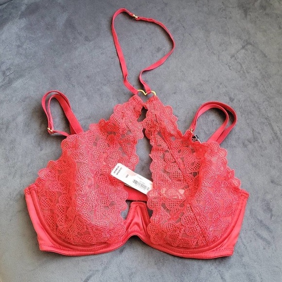 Victoria's secret bra 32D. Lipstick red. Christmas, Santa Baby! Halter n… - Picture 5 of 9